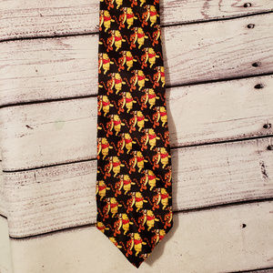 Winnie the Pooh & Tigger Black Tie